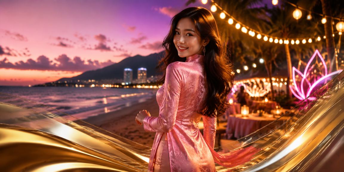 Không khí cá cược casino sôi động tại Đà Nẵng với trang phục áo dài truyền thống