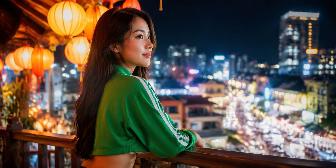 Không khí giải trí casino bên chợ đêm Hội An lung linh ánh đèn